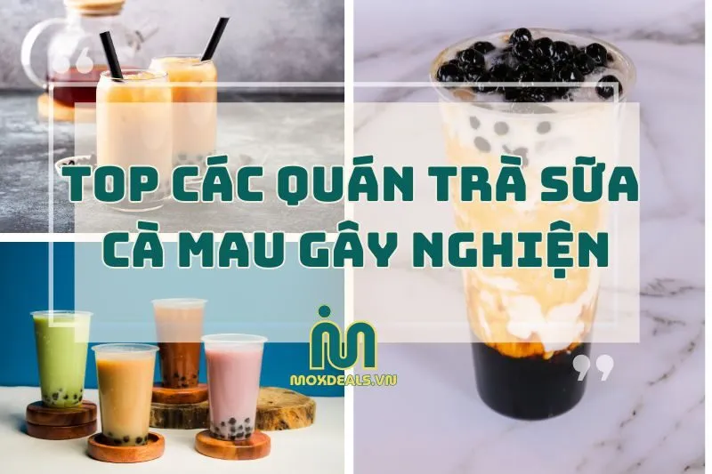 Top các quán trà sữa Cà Mau ngon thượng đỉnh 2025